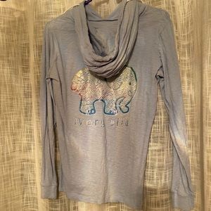 Ivory ella  hooded T-shirt